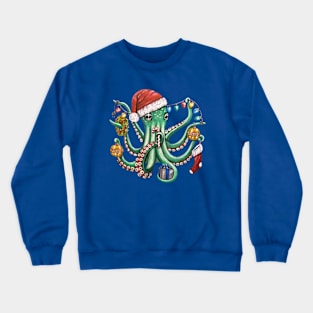 "OctoClaus" - OctoKick collection Crewneck Sweatshirt